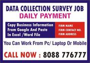 Survey Jobs | Work Daily Earn Daily | Data entry Jobs Near me  | 60